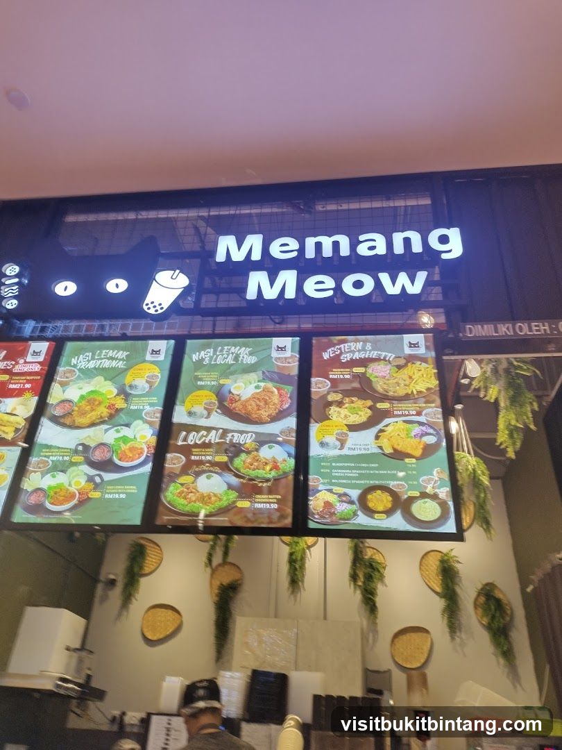 Memang Meow Menu