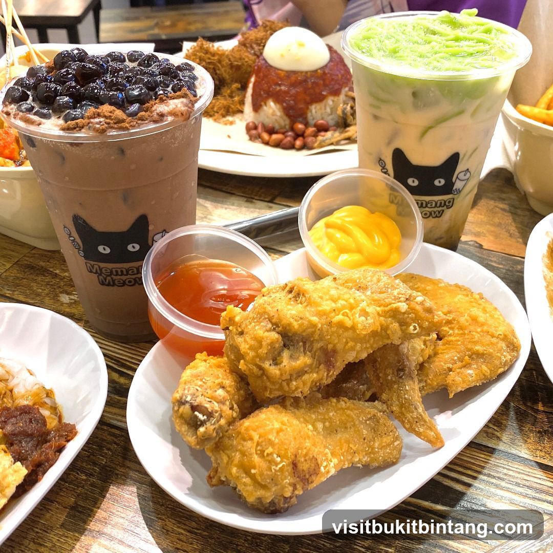 Fried Chicken and Drinks