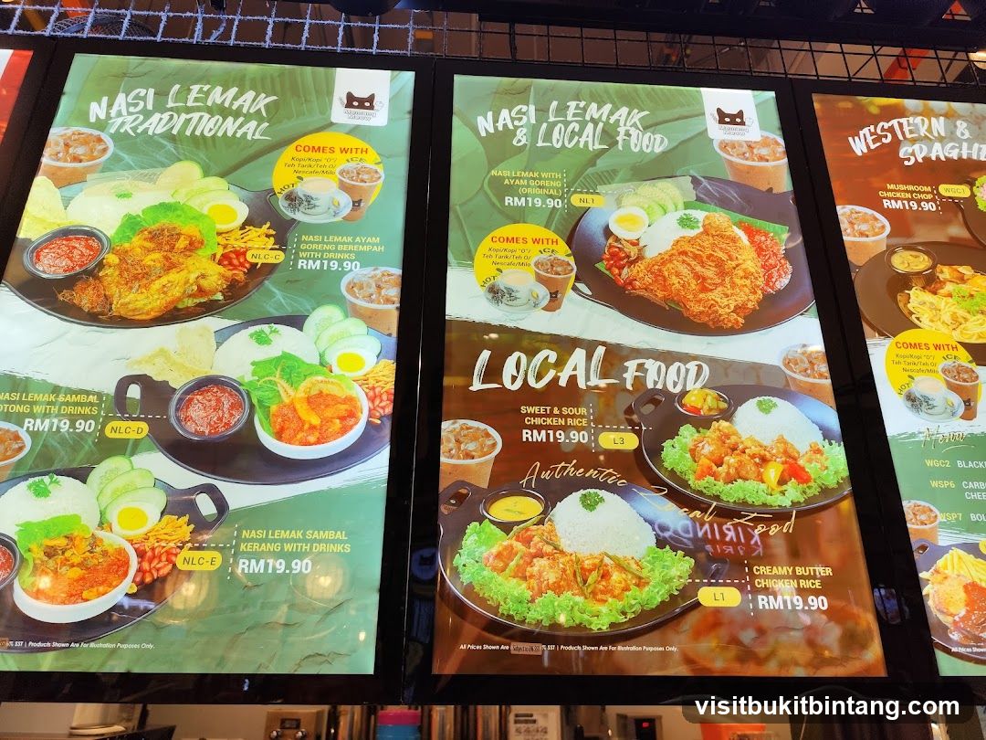 Nasi Lemak & Local Food Menu