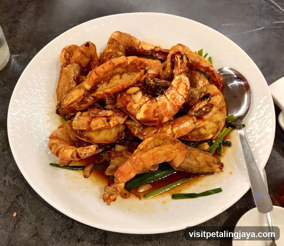 Stir-fried Shrimp with Scallions