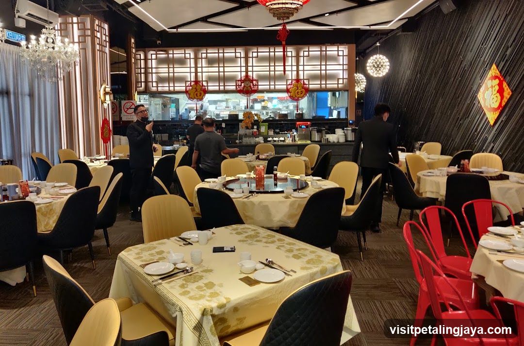 Restaurant Interior with Chinese Decorations