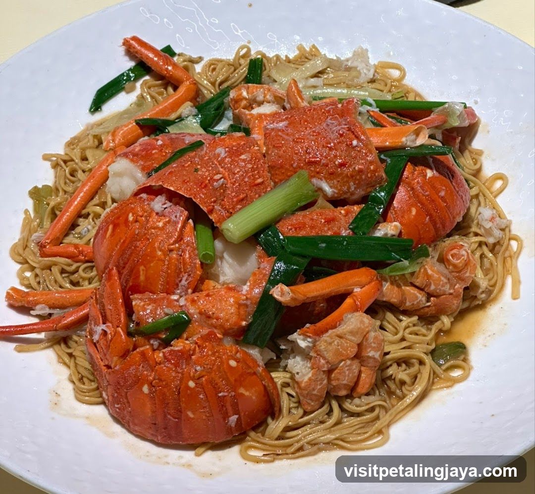 Lobster Noodles with Scallions