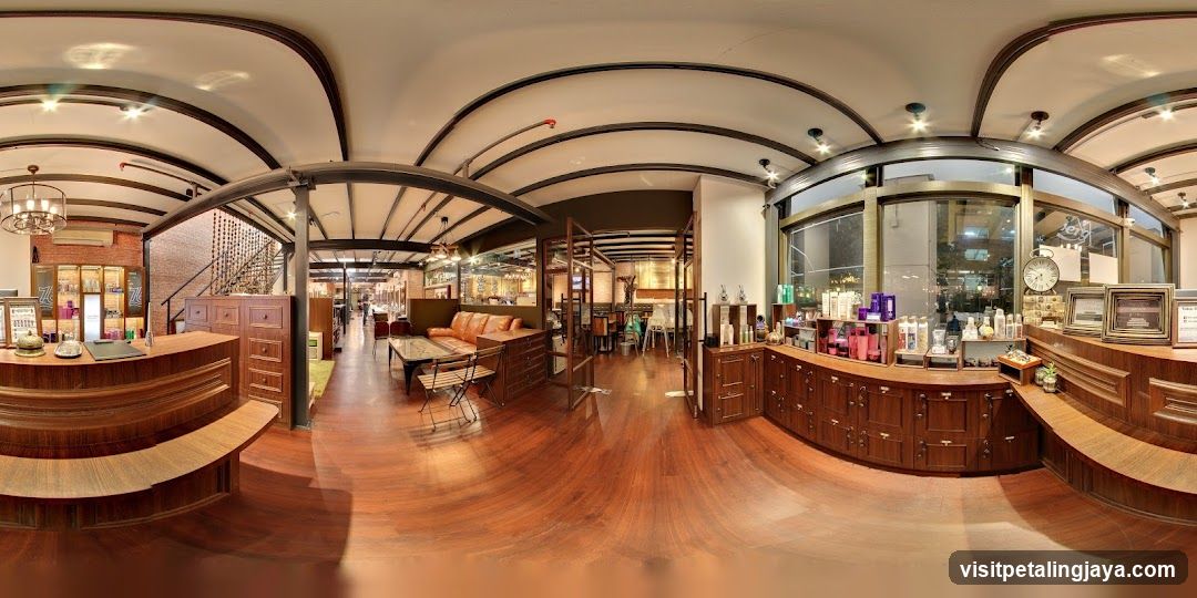 Interior of a cozy cafe or restaurant