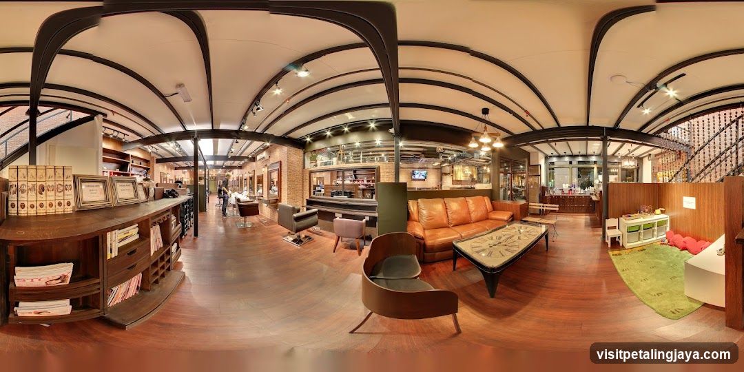 Interior of a modern retail or lounge space