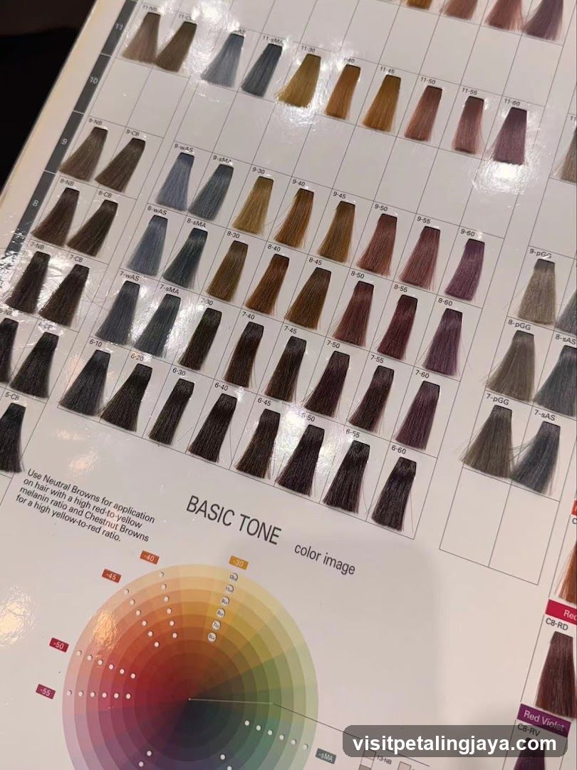 Hair Color Chart