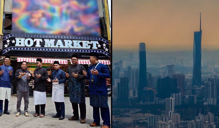 Dr Zulkifli Mohamad Al-Bakri announcing the Masjid Warisan project near TRX