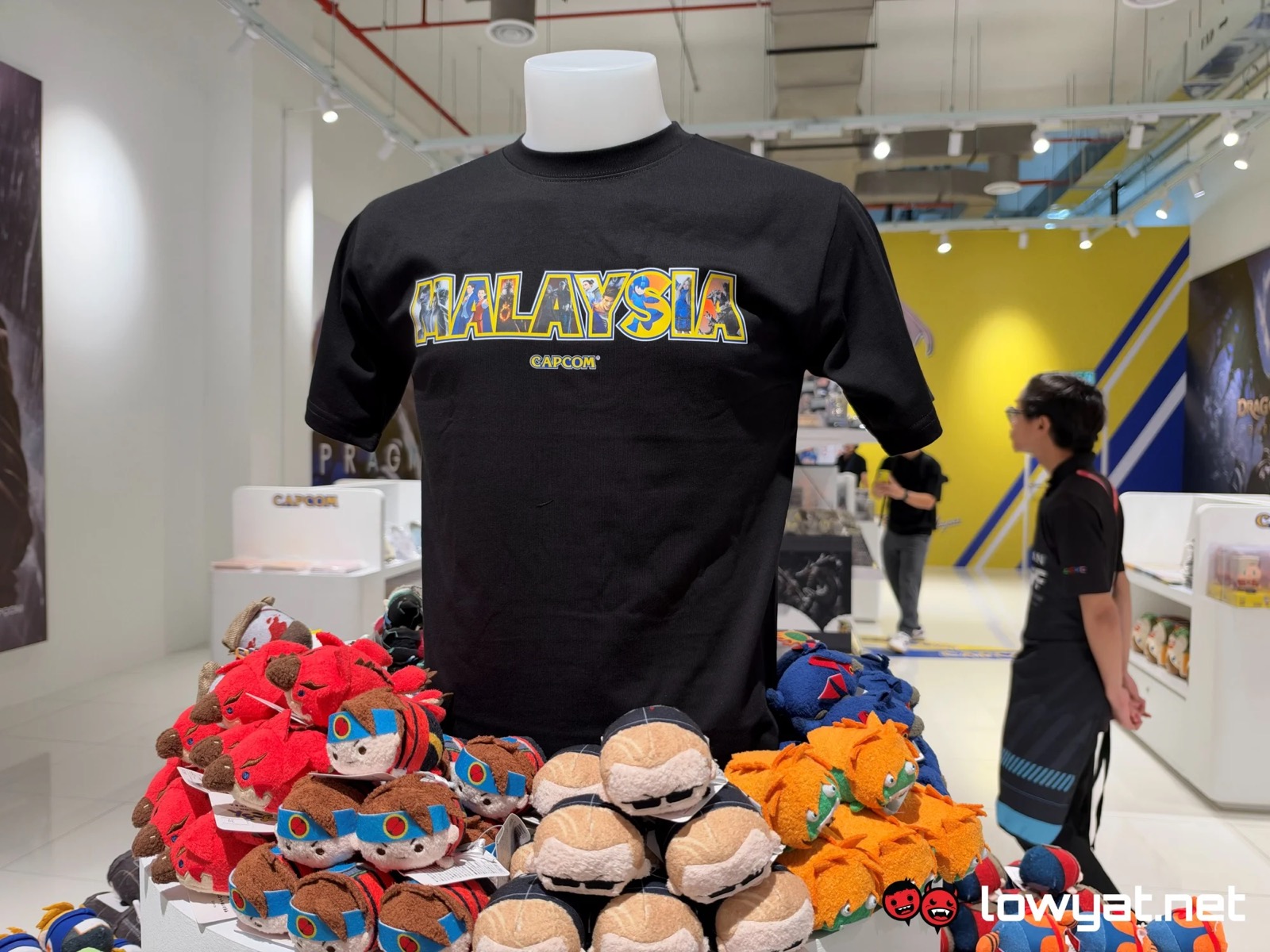 Malaysia-exclusive Capcom oversized T-shirts at LaLaport Bukit Bintang ACG Base