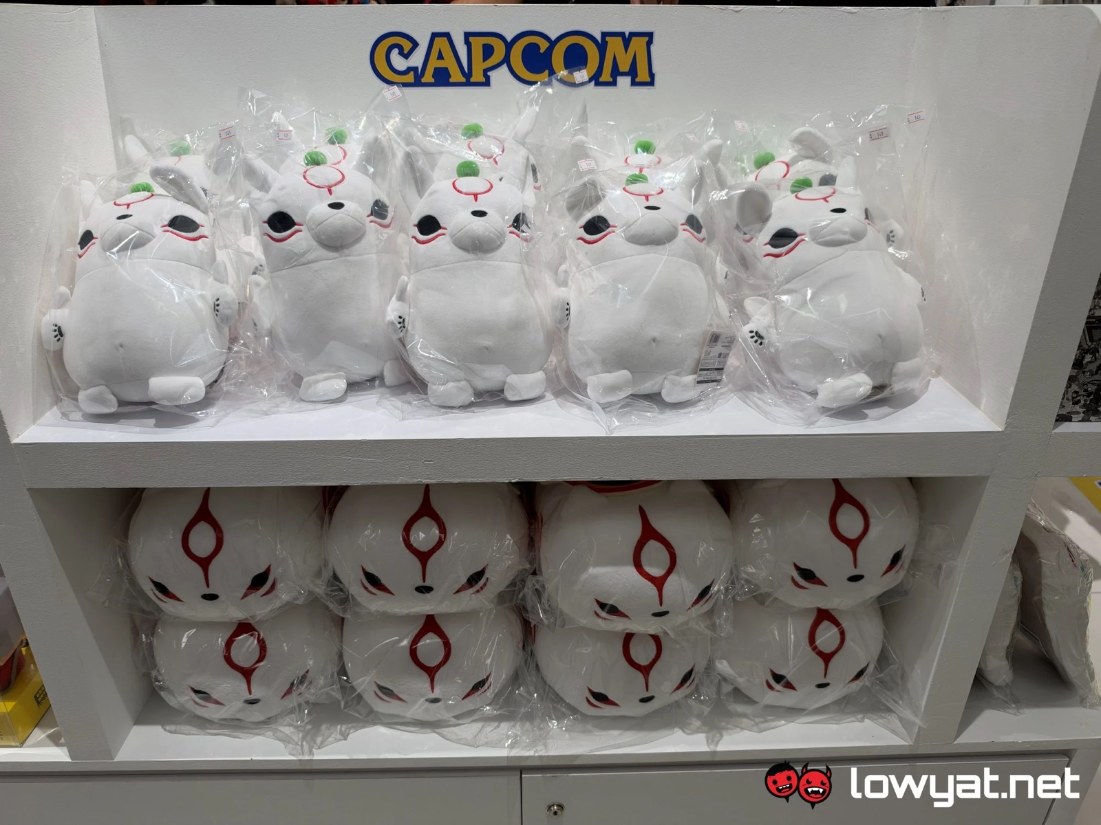 Capcom merch wall at ACG Base Level 2, LaLaport Bukit Bintang City Centre