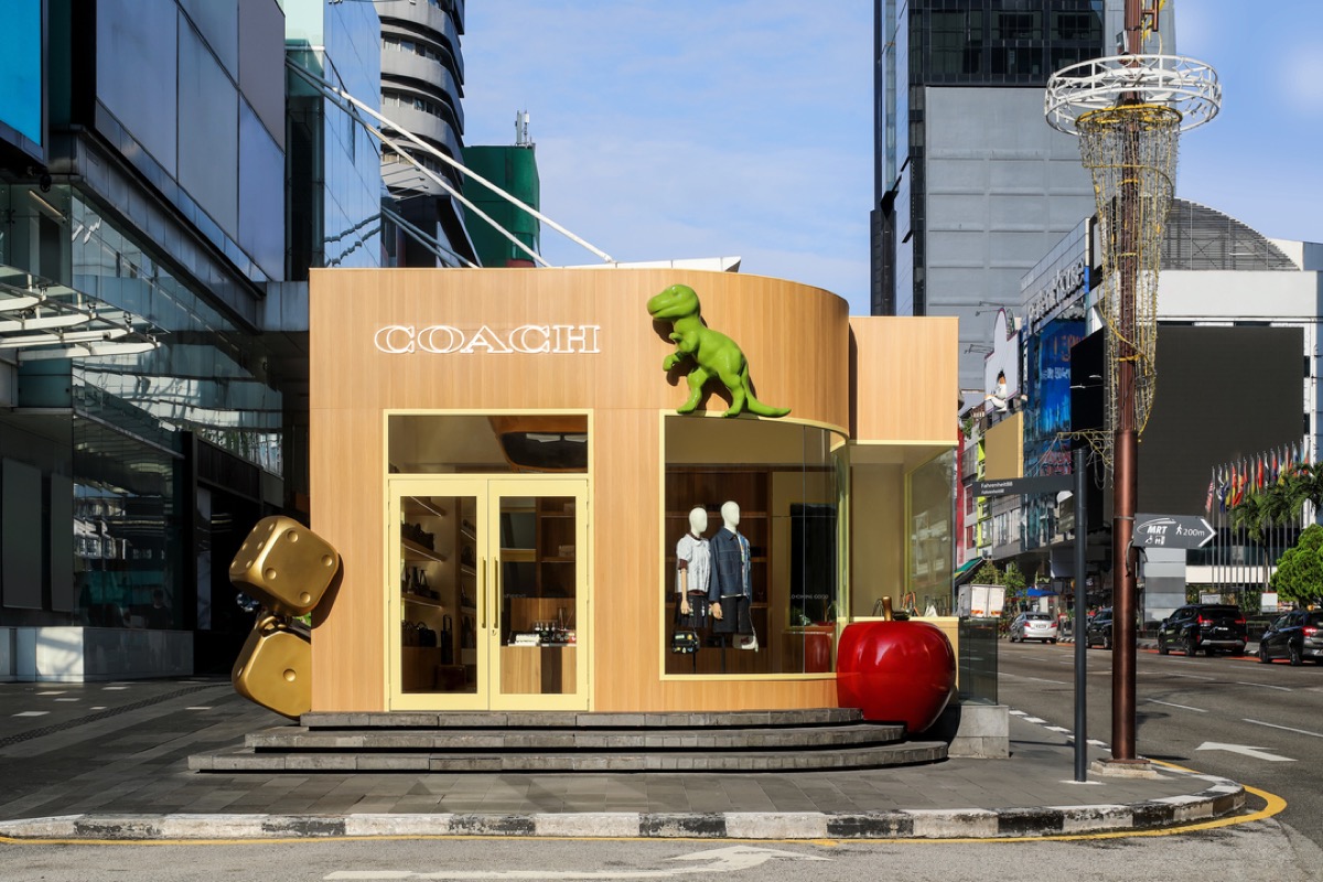 Coach pop-up store at Fahrenheit88 main entrance, Bukit Bintang