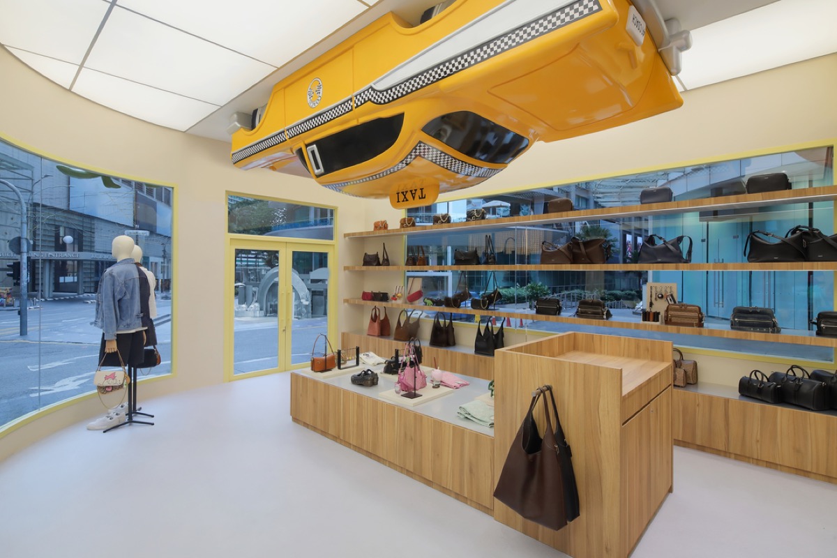 Coach Rexy and interior displays at the Fahrenheit88 Bukit Bintang pop-up