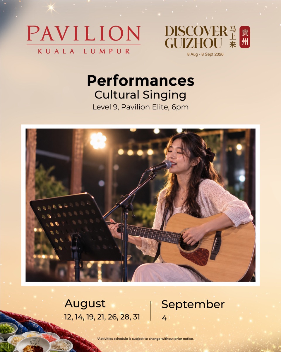 Discover GuiZhou cultural street on Level 9 Pavilion Elite, Bukit Bintang
