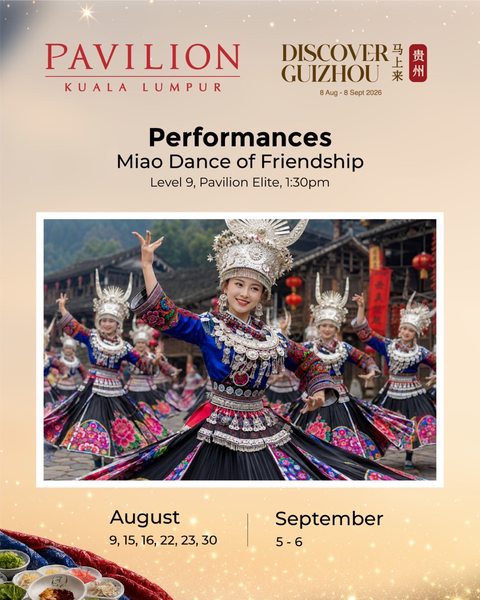 Miao costume and craft displays at Discover GuiZhou, Pavilion Kuala Lumpur