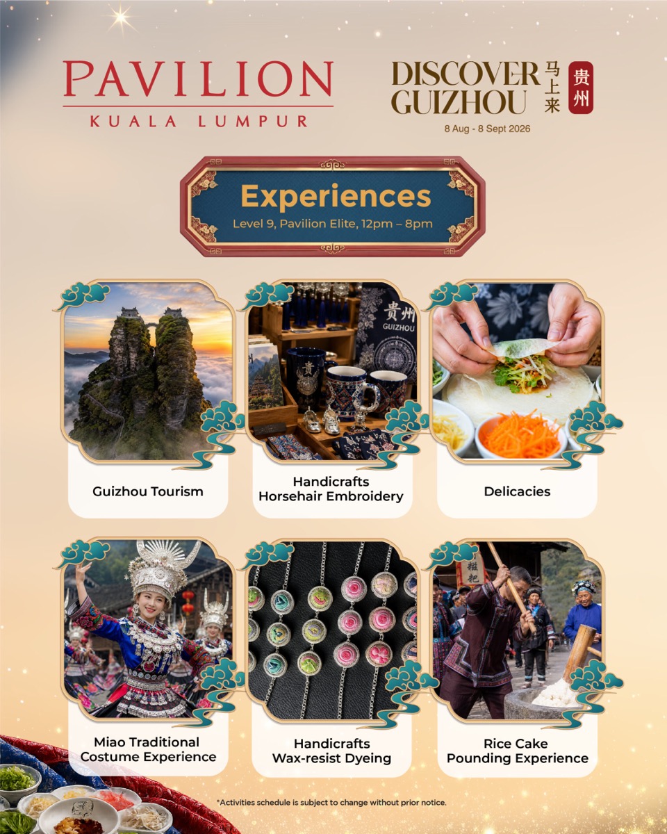 Discover GuiZhou at Pavilion Elite ends 8 September