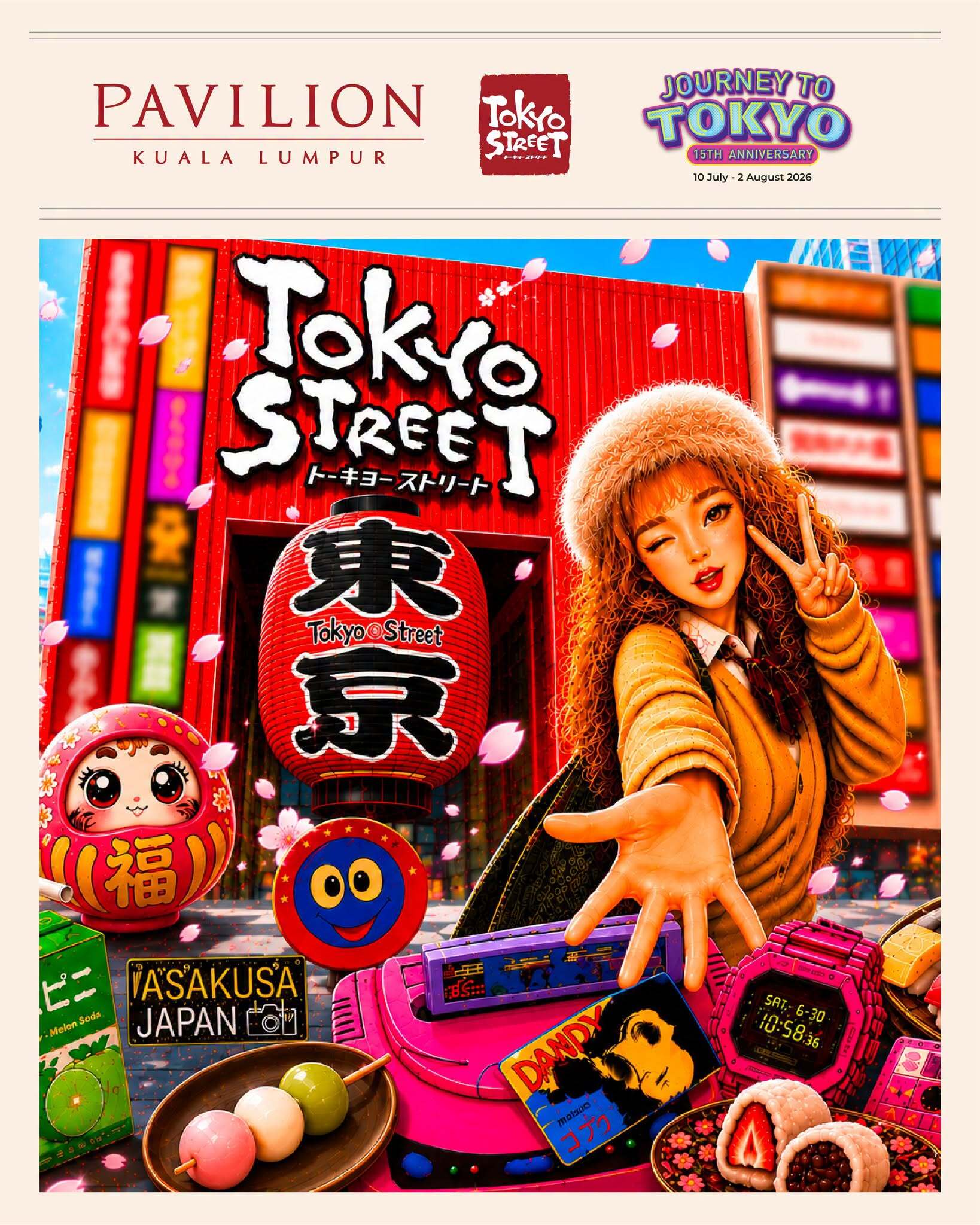 Journey to Tokyo at Pavilion KL: Tokyo Street Turns 15